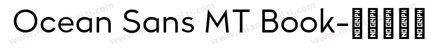  Ocean Sans MT Book字体转换